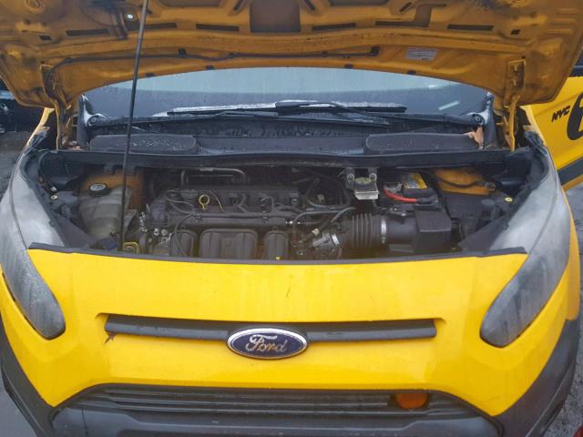 NM0GS9E77E1168218 - 2014 FORD TRANSIT CO YELLOW photo 7