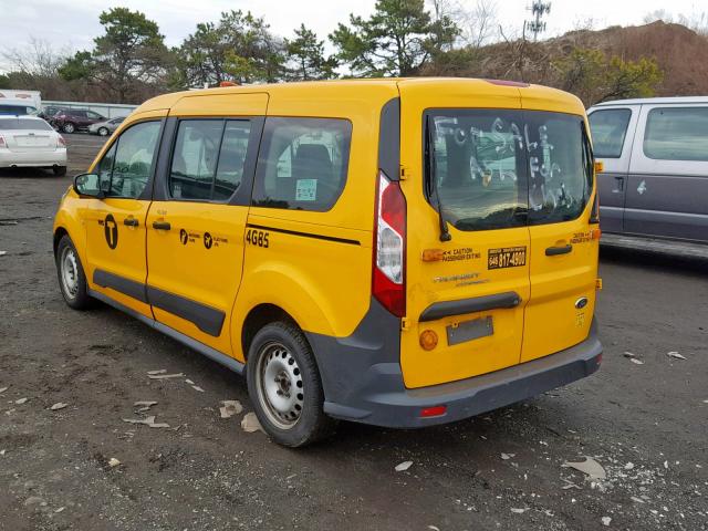 NM0GS9E73E1170368 - 2014 FORD TRANSIT CO YELLOW photo 3