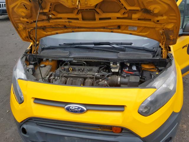 NM0GS9E73E1170368 - 2014 FORD TRANSIT CO YELLOW photo 7