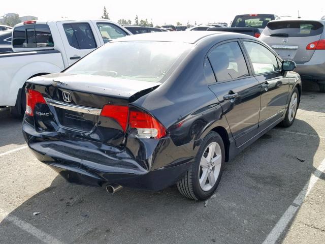 2HGFA1F65AH504387 - 2010 HONDA CIVIC BLACK photo 4