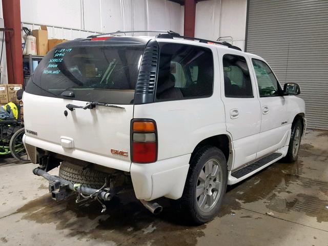 1GKEK63U06J141403 - 2006 GMC YUKON DENA WHITE photo 4