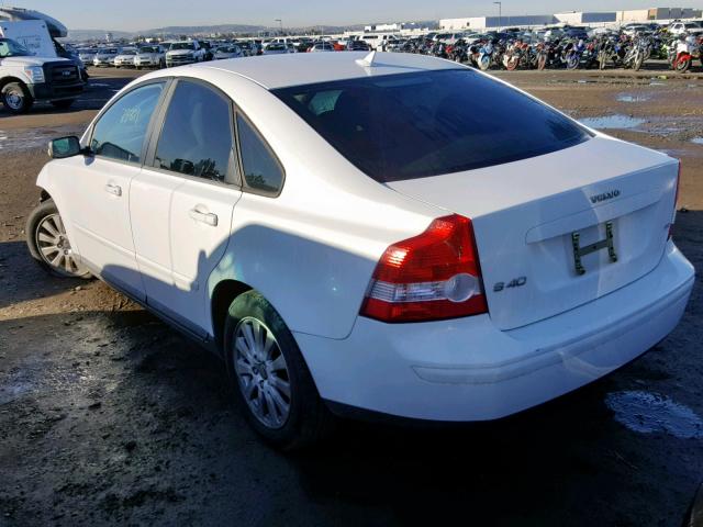 YV1MS382152064203 - 2005 VOLVO S40 2.4I WHITE photo 3