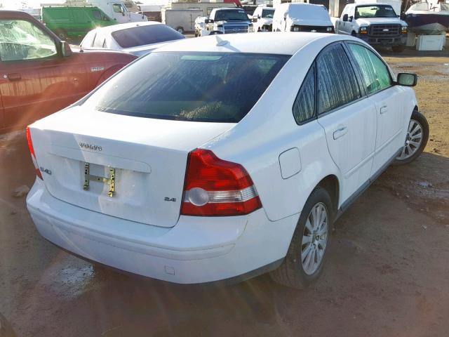 YV1MS382152064203 - 2005 VOLVO S40 2.4I WHITE photo 4