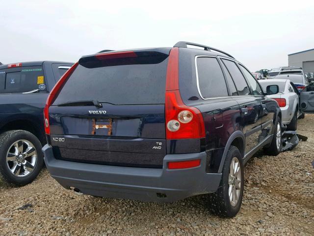 YV1CZ911551169134 - 2005 VOLVO XC90 T6 BLUE photo 4