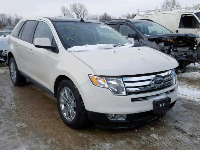 2FMDK38CX9BA77347 - 2009 FORD EDGE SEL WHITE photo 1