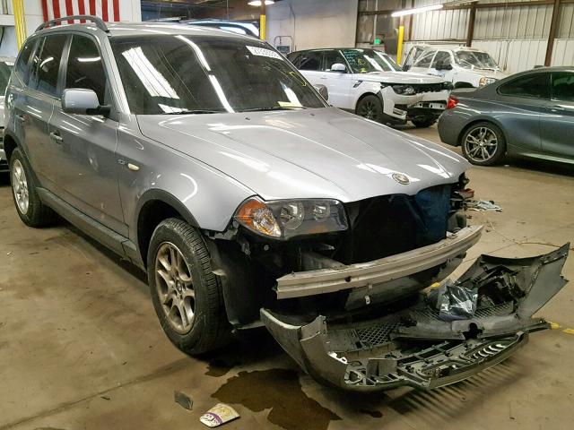 WBXPA73405WC46169 - 2005 BMW X3 2.5I GRAY photo 1