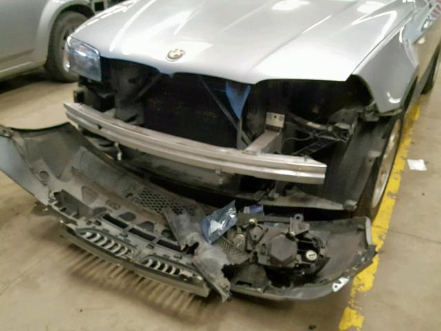 WBXPA73405WC46169 - 2005 BMW X3 2.5I GRAY photo 9