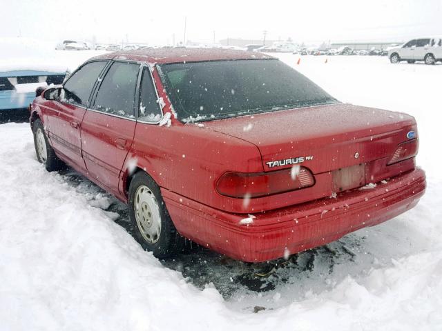 1FALP5214SG175699 - 1995 FORD TAURUS GL RED photo 3