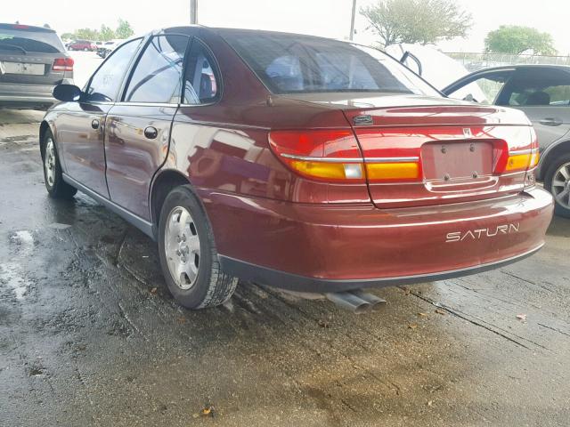 1G8JW52R7YY603143 - 2000 SATURN LS2 MAROON photo 3