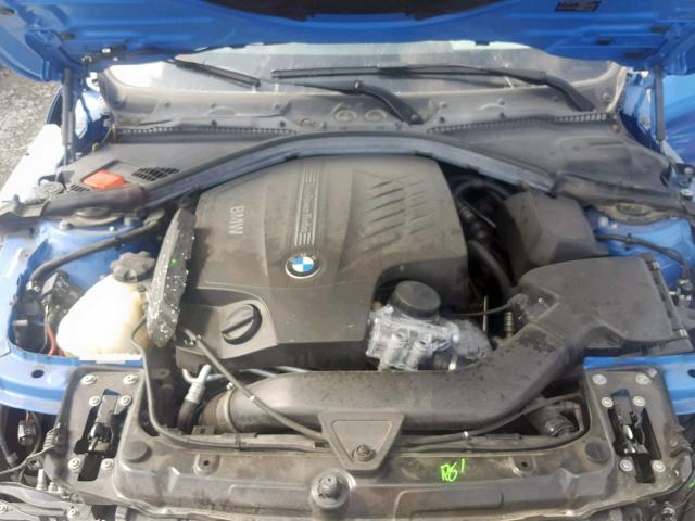 WBA3R1C57EF774313 - 2014 BMW 435 I BLUE photo 7