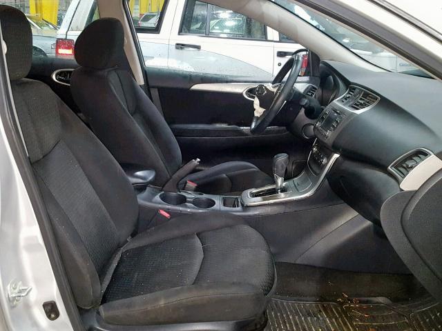 3N1AB7APXEL626798 - 2014 NISSAN SENTRA S SILVER photo 5