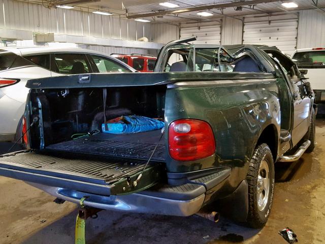 2FTRF07204CA27680 - 2004 FORD F-150 HERI GREEN photo 4