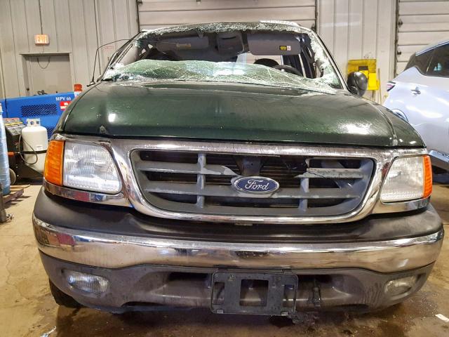 2FTRF07204CA27680 - 2004 FORD F-150 HERI GREEN photo 9