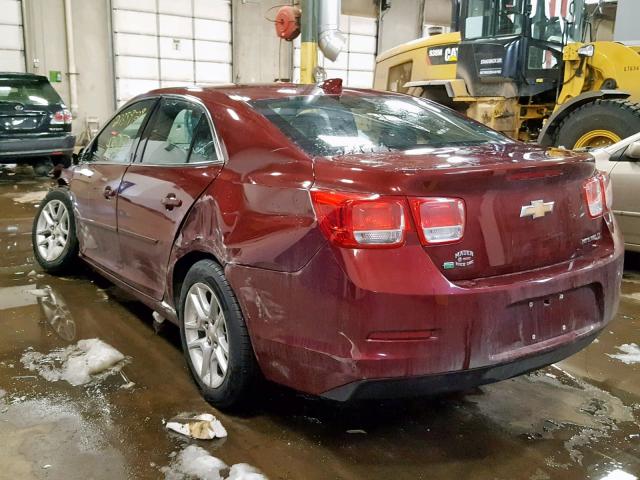 1G11C5SL0FF303617 - 2015 CHEVROLET MALIBU 1LT MAROON photo 3