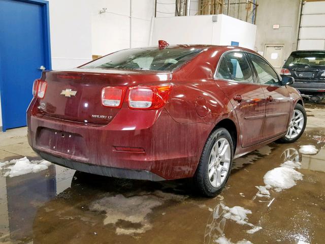 1G11C5SL0FF303617 - 2015 CHEVROLET MALIBU 1LT MAROON photo 4