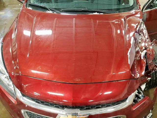1G11C5SL0FF303617 - 2015 CHEVROLET MALIBU 1LT MAROON photo 7