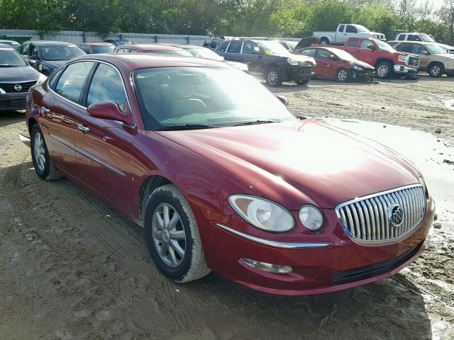 2G4WD582991101326 - 2009 BUICK LACROSSE C RED photo 1