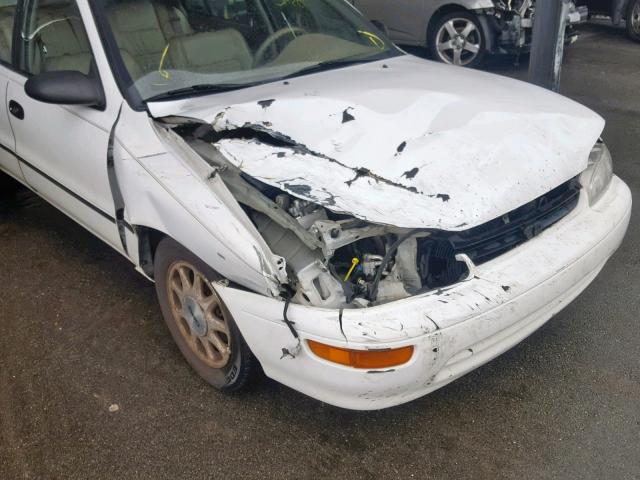 1Y1SK5286SZ020430 - 1995 GEO PRIZM LSI WHITE photo 9