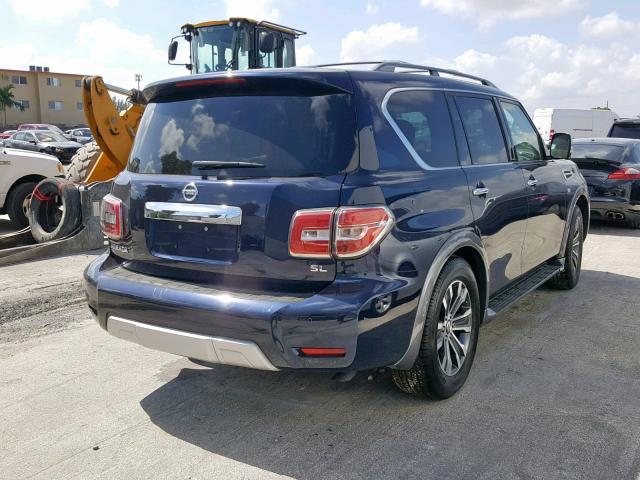 JN8AY2NDXJX002128 - 2018 NISSAN ARMADA SV BLUE photo 4