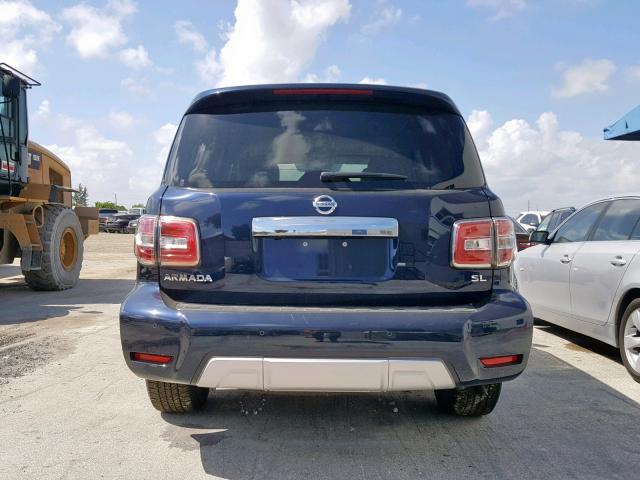 JN8AY2NDXJX002128 - 2018 NISSAN ARMADA SV BLUE photo 9