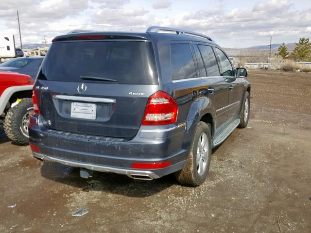 4JGBF7BE4AA570020 - 2010 MERCEDES-BENZ GL 450 4MA GRAY photo 4