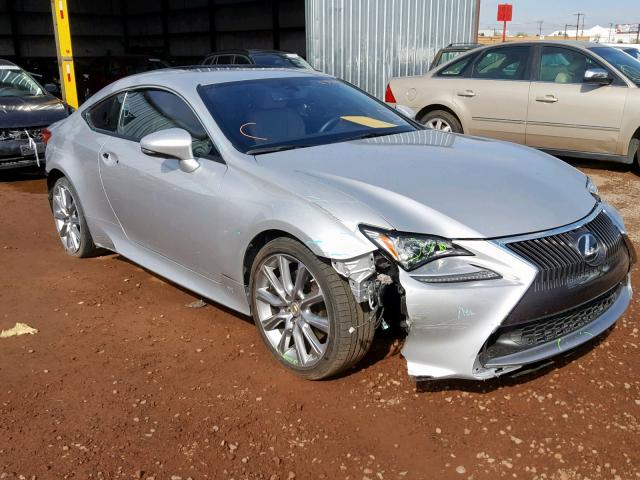 JTHHE5BC4F5003115 - 2015 LEXUS RC 350 SILVER photo 1