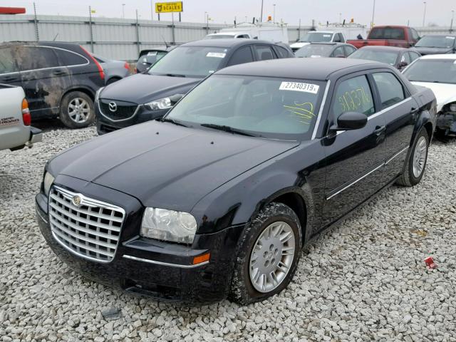 2C3KA43R96H282218 - 2006 CHRYSLER 300 BLACK photo 2