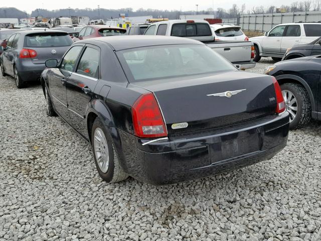 2C3KA43R96H282218 - 2006 CHRYSLER 300 BLACK photo 3