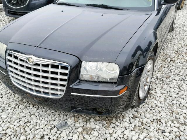 2C3KA43R96H282218 - 2006 CHRYSLER 300 BLACK photo 9