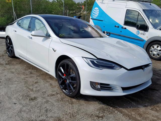 5YJSA1E43JF271449 - 2018 TESLA MODEL S Սպիտակ լուսանկար 1