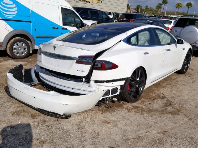 5YJSA1E43JF271449 - 2018 TESLA MODEL S Սպիտակ լուսանկար 4