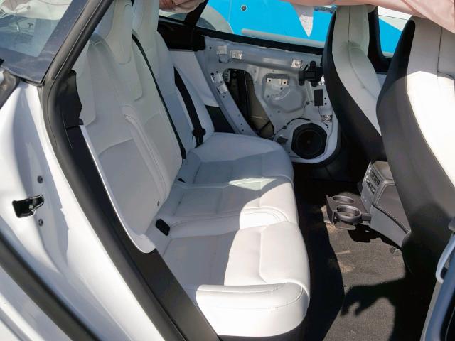 5YJSA1E43JF271449 - 2018 TESLA MODEL S Սպիտակ լուսանկար 6