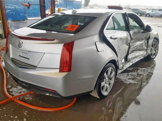 1G6AA5RA6E0159612 - 2014 CADILLAC ATS SILVER photo 4