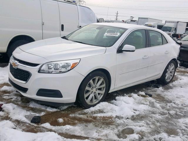 1G11D5SL9FF303984 - 2015 CHEVROLET MALIBU 2LT WHITE photo 2