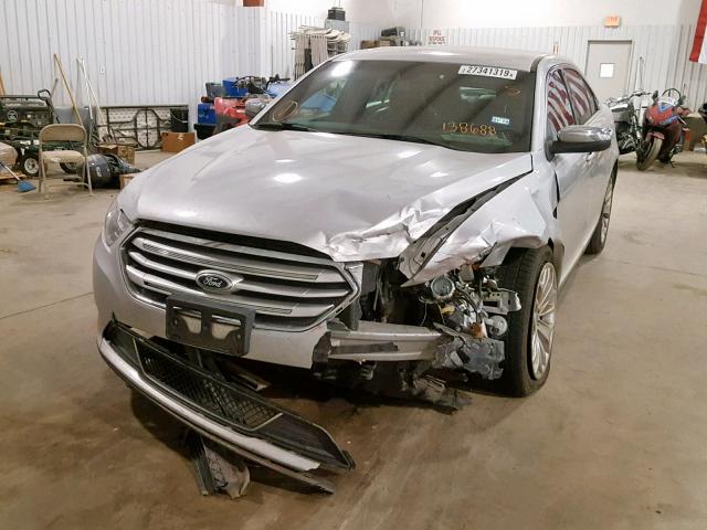 1FAHP2F83DG138688 - 2013 FORD TAURUS LIM SILVER photo 2