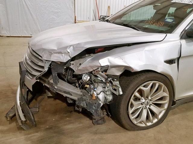 1FAHP2F83DG138688 - 2013 FORD TAURUS LIM SILVER photo 9