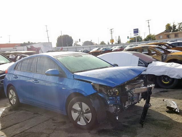 KMHC65LC1JU061040 - 2018 HYUNDAI IONIQ BLUE BLUE photo 1