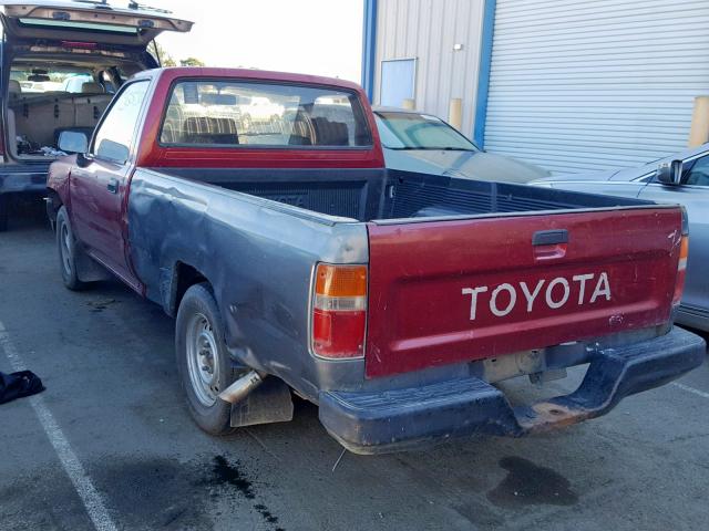 JT4RN81A8M0081415 - 1991 TOYOTA PICKUP 1/2 TWO TONE photo 3