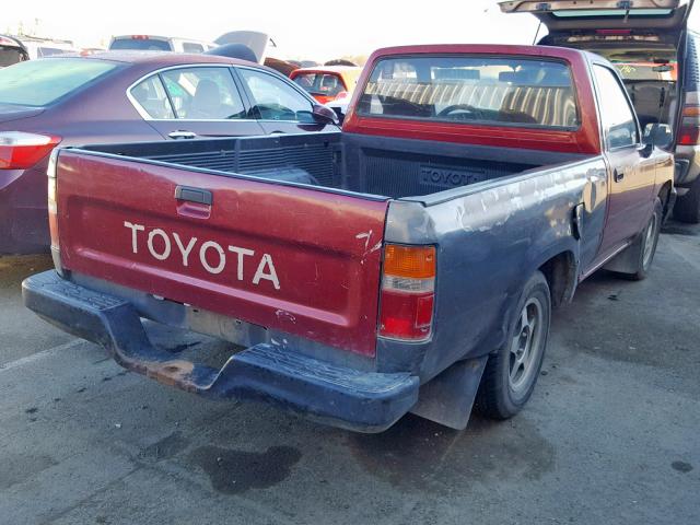 JT4RN81A8M0081415 - 1991 TOYOTA PICKUP 1/2 TWO TONE photo 4