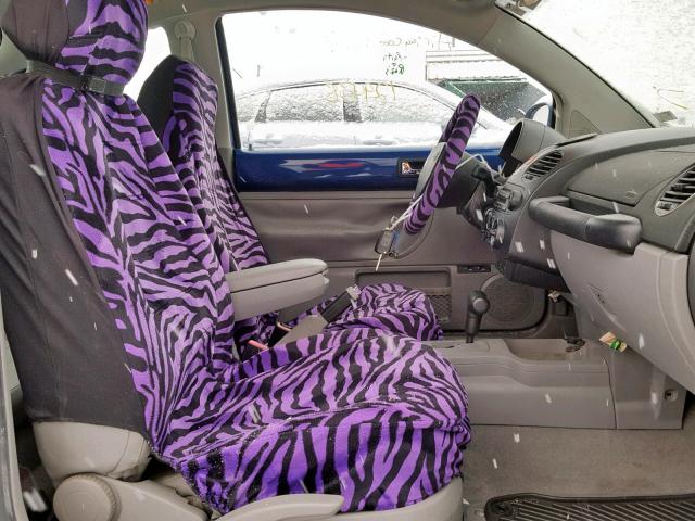 3VWPW31C57M518455 - 2007 VOLKSWAGEN NEW BEETLE ლურჯი ფოტო 5