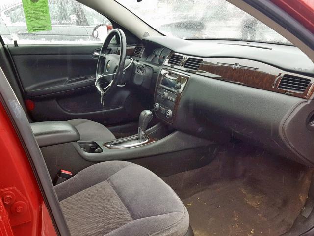 2G1WB5E39E1150603 - 2014 CHEVROLET IMPALA LIM RED photo 5