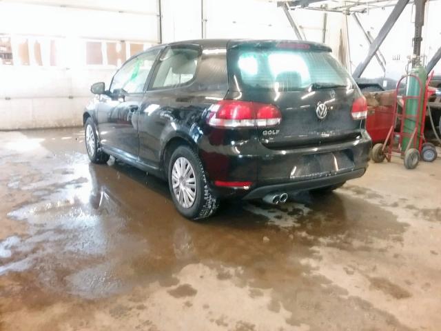 WVWAB7AJ2BW342130 - 2011 VOLKSWAGEN GOLF 黑色 照片 3
