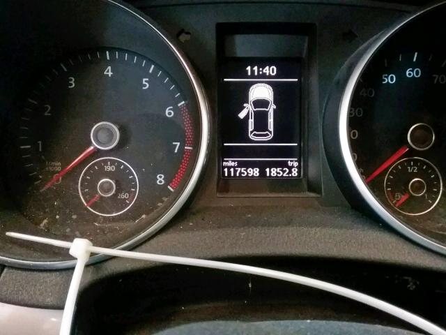 WVWAB7AJ2BW342130 - 2011 VOLKSWAGEN GOLF 黑色 照片 8