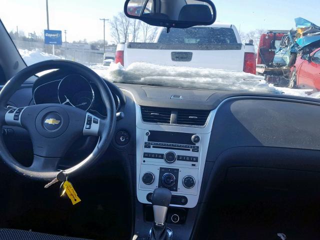 1G1ZC5E07CF372224 - 2012 CHEVROLET MALIBU 1LT ვერცხლისფერი ფოტო 9