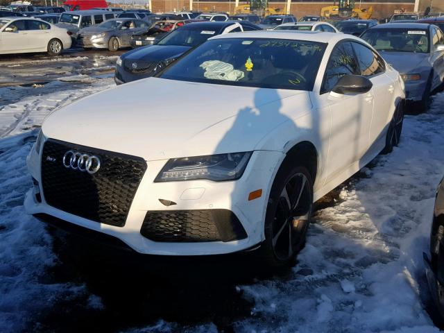 WUAW2BFC6EN903526 - 2014 AUDI RS7 WHITE photo 2