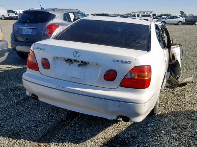 JT8BD68S6W0041066 - 1998 LEXUS GS 300 WHITE photo 4