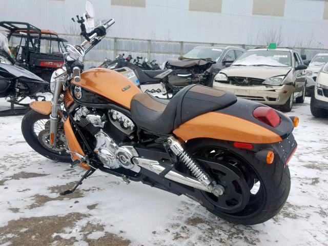 1HD1HFH438K806503 - 2008 HARLEY-DAVIDSON VRSCAW 105 ORANGE photo 3