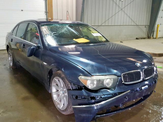 WBAGN63413DR16102 - 2003 BMW 745 LI BLUE photo 1