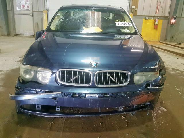 WBAGN63413DR16102 - 2003 BMW 745 LI BLUE photo 7