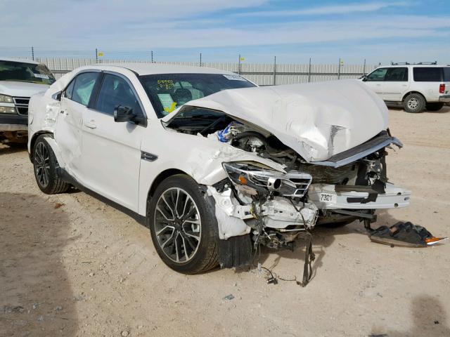 1FAHP2E89JG132052 - 2018 FORD TAURUS SEL WHITE photo 1